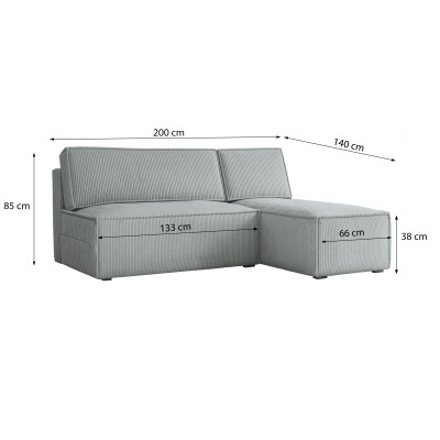 Narożnik BRISO P POSO 02 do Salonu