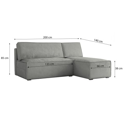 Narożnik BRISO M MONOLITH 84 do Salonu