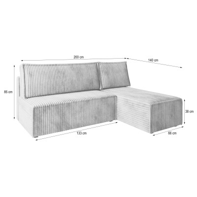 Narożnik BRISO T TILIA 52 do Salonu