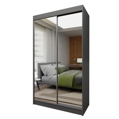 Szafa Przesuwna BELLINA 120 cm z Lustrem Masseno