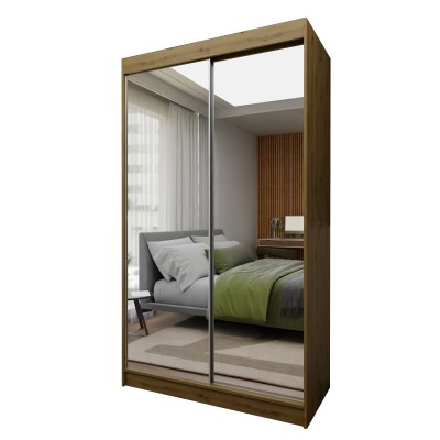 Szafa Przesuwna BELLINA 120 cm z Lustrem Masseno