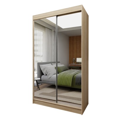 Szafa Przesuwna BELLINA 120 cm z Lustrem Masseno