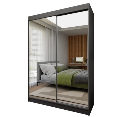 Szafa Przesuwna BELLINA 160 cm z Lustrem Masseno