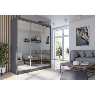 Szafa Przesuwna BELLINA 180 cm z Lustrem Masseno