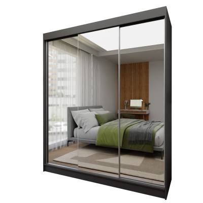 Szafa Przesuwna BELLINA 180 cm z Lustrem Masseno