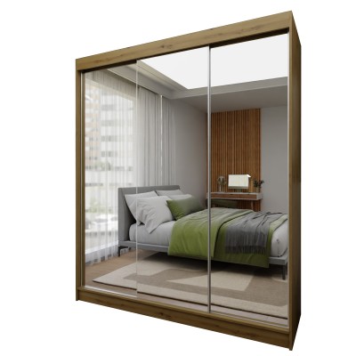 Szafa Przesuwna BELLINA 180 cm z Lustrem Masseno