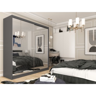 Szafa Przesuwna BELLINA 200 cm z Lustrem Masseno