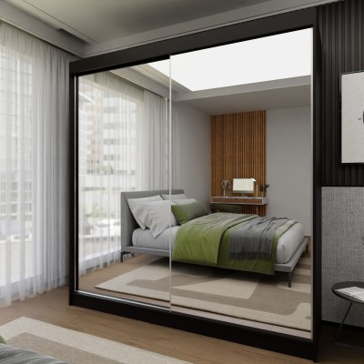 Szafa Przesuwna BELLINA 200 cm z Lustrem Masseno