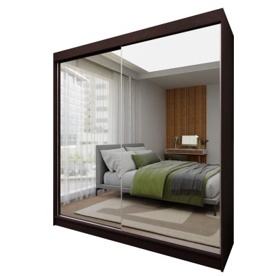 Szafa Przesuwna BELLINA 200 cm z Lustrem Masseno