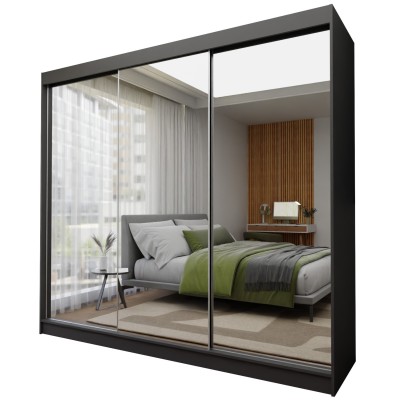 Szafa Przesuwna BELLINA 240 cm z Lustrem Masseno