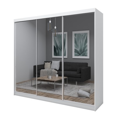 Szafa Przesuwna BELLINA 240 cm z Lustrem Masseno