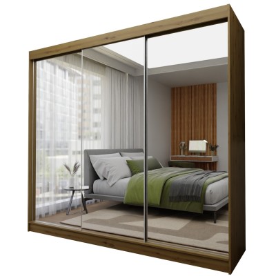 Szafa Przesuwna BELLINA 240 cm z Lustrem Masseno