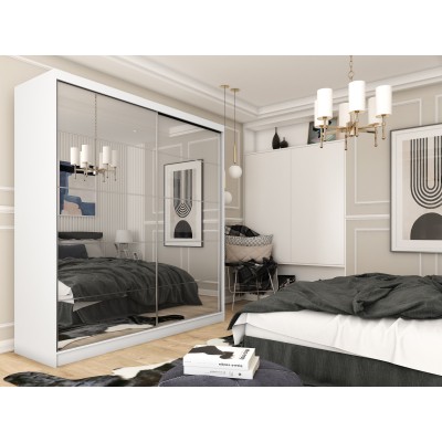 Szafa Przesuwna FIORELLA 200 cm z Lustrem Masseno