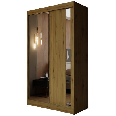 Szafa Przesuwna GRAZIA 120 cm z Lustrem Masseno