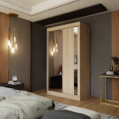 Szafa Przesuwna GRAZIA 120 cm z Lustrem Masseno