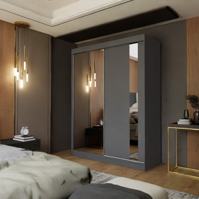 Szafa Przesuwna GRAZIA 150 cm z Lustrem Masseno