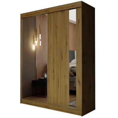 Szafa Przesuwna GRAZIA 150 cm z Lustrem Masseno