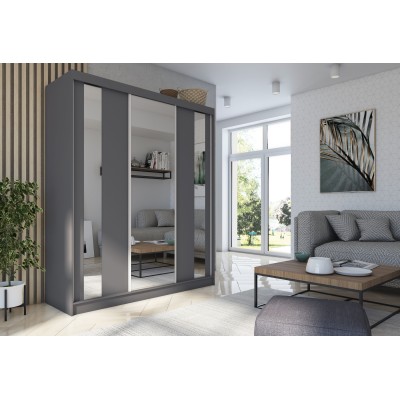 Szafa Przesuwna GRAZIA 180 cm z Lustrem Masseno