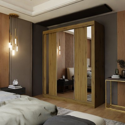 Szafa Przesuwna GRAZIA 180 cm z Lustrem Masseno