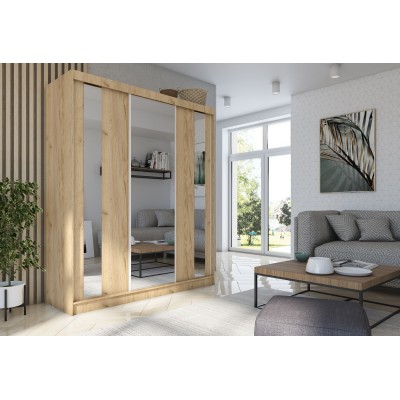 Szafa Przesuwna GRAZIA 180 cm z Lustrem Masseno