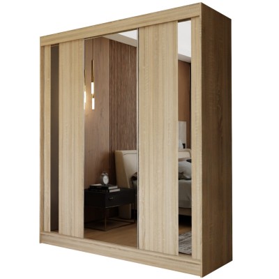 Szafa Przesuwna GRAZIA 180 cm z Lustrem Masseno