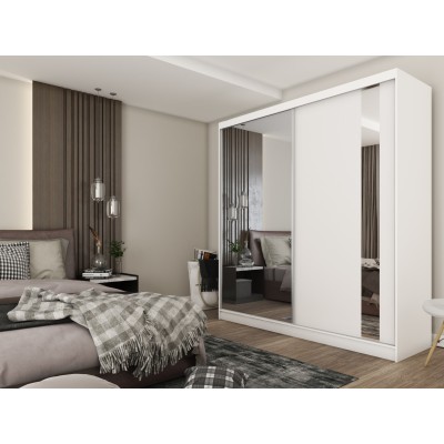 Szafa Przesuwna GRAZIA 200 cm z Lustrem Masseno