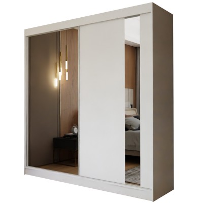 Szafa Przesuwna GRAZIA 200 cm z Lustrem Masseno