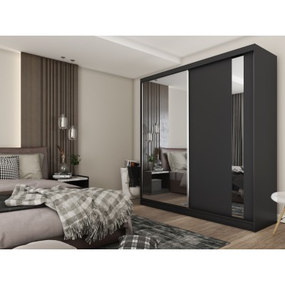 Szafa Przesuwna GRAZIA 200 cm z Lustrem Masseno