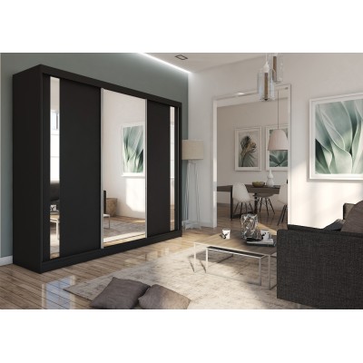 Szafa Przesuwna GRAZIA 240 cm z Lustrem Masseno