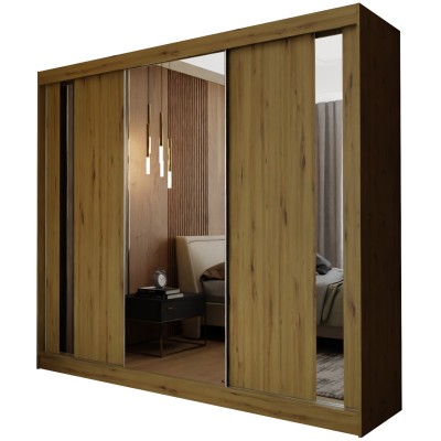 Szafa Przesuwna GRAZIA 240 cm z Lustrem Masseno