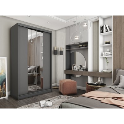 Szafa Przesuwna LUCENZA 120 cm z Lustrem Masseno