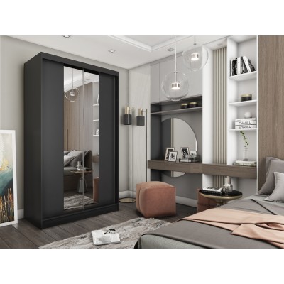 Szafa Przesuwna LUCENZA 120 cm z Lustrem Masseno