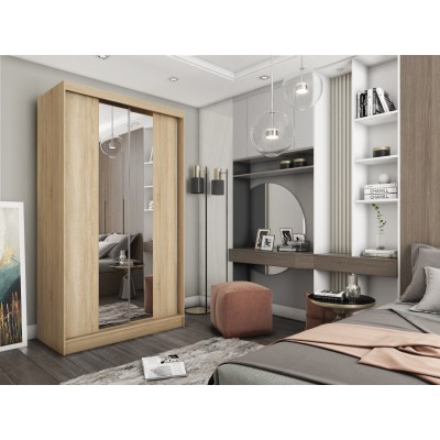 Szafa Przesuwna LUCENZA 120 cm z Lustrem Masseno