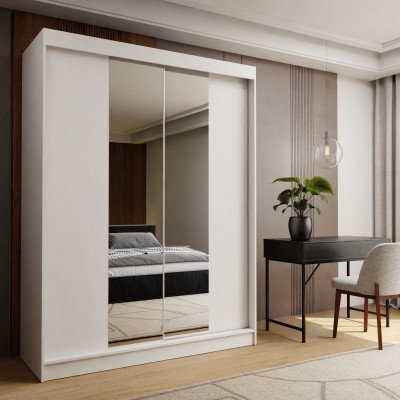 Szafa Przesuwna LUCENZA 150 cm z Lustrem Masseno