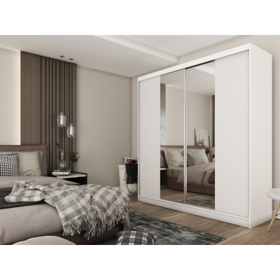 Szafa Przesuwna LUCENZA 200 cm z Lustrem Masseno