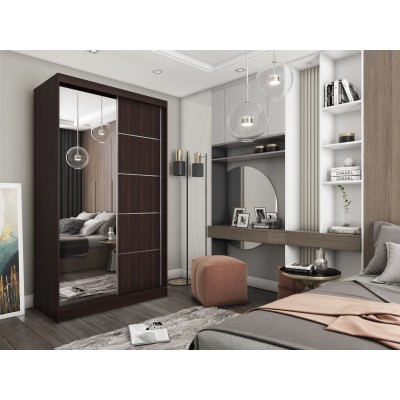 Szafa Przesuwna MIRELLA 120 cm z Lustrem Masseno