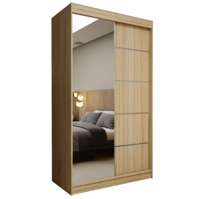 Szafa Przesuwna MIRELLA 120 cm z Lustrem Masseno