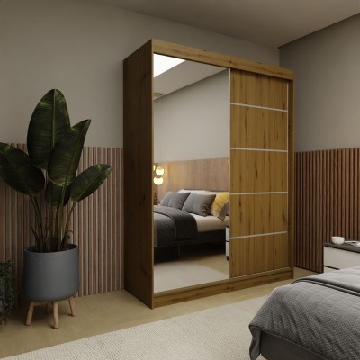 Szafa Przesuwna MIRELLA 150 cm z Lustrem Masseno