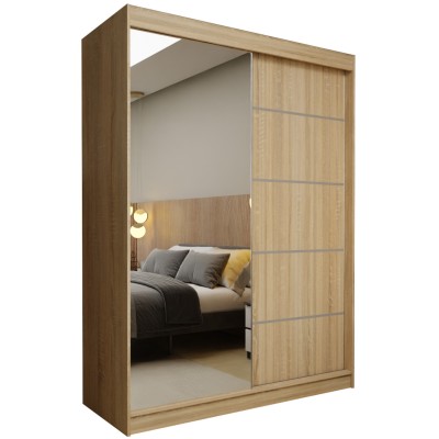 Szafa Przesuwna MIRELLA 150 cm z Lustrem Masseno