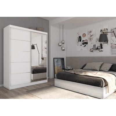 Szafa Przesuwna MIRELLA 160 cm z Lustrem Masseno