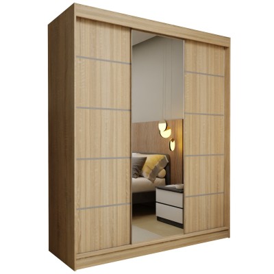 Szafa Przesuwna MIRELLA 180 cm z Lustrem Masseno