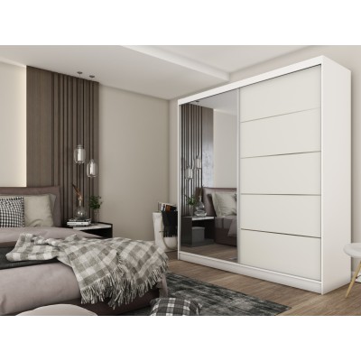 Szafa Przesuwna MIRELLA 200 cm z Lustrem Masseno