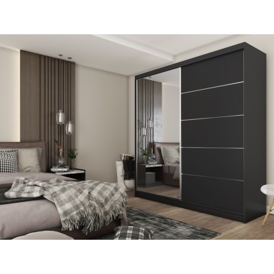 Szafa Przesuwna MIRELLA 200 cm z Lustrem Masseno