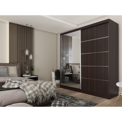 Szafa Przesuwna MIRELLA 200 cm z Lustrem Masseno