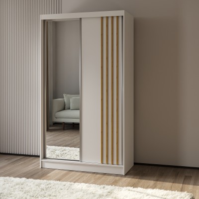 Szafa Przesuwna NELVIA 120 cm z Lustrem Masseno