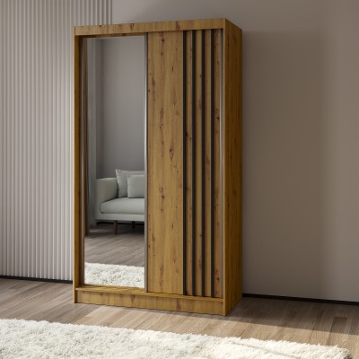 Szafa Przesuwna NELVIA 120 cm z Lustrem Masseno