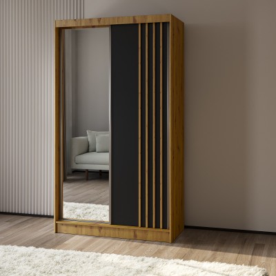 Szafa Przesuwna NELVIA 120 cm z Lustrem Masseno