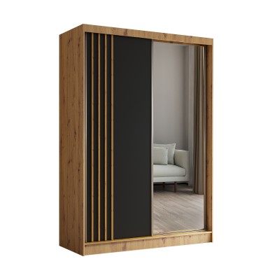 Szafa Przesuwna NELVIA 150 cm z Lustrem Masseno