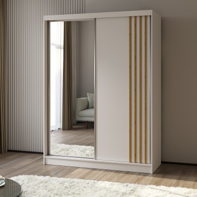 Szafa Przesuwna NELVIA 160 cm z Lustrem Masseno