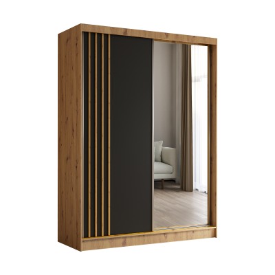 Szafa Przesuwna NELVIA 160 cm z Lustrem Masseno